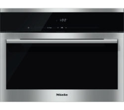MIELE  DG6100 Compact Steam Oven - Black & Steel